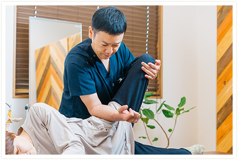 当院で行う整体法は一般的な整体よりもソフトなため、痛みを伴うことはほとんどありません。