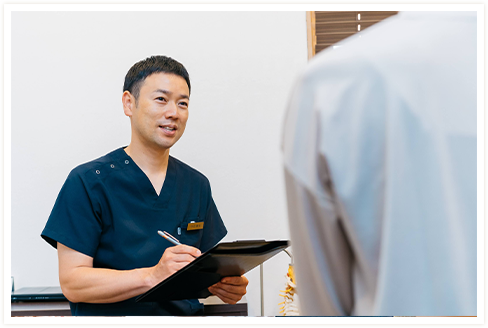 初回のカウンセリングの時間は20分！しっかりとあなたのお話をお伺いします。